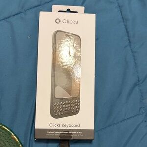 Keyboard Case for iPhone 16 Plus - black